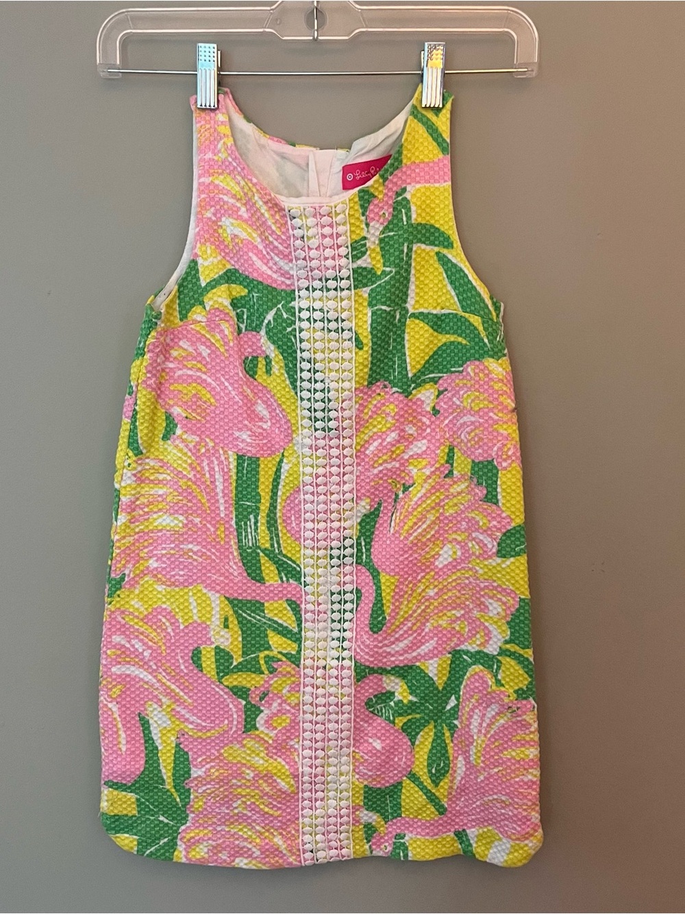 Lilly Pulitzer for Target Yellow, Pink & Green Textured Shift